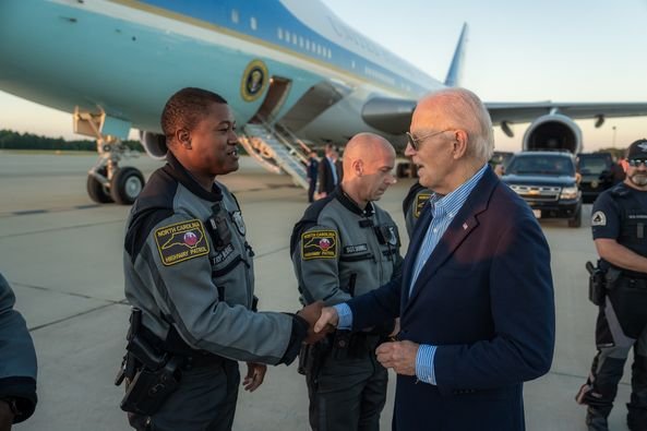 Biden Pledges Support as He Tours Hurricane Damage in Florida